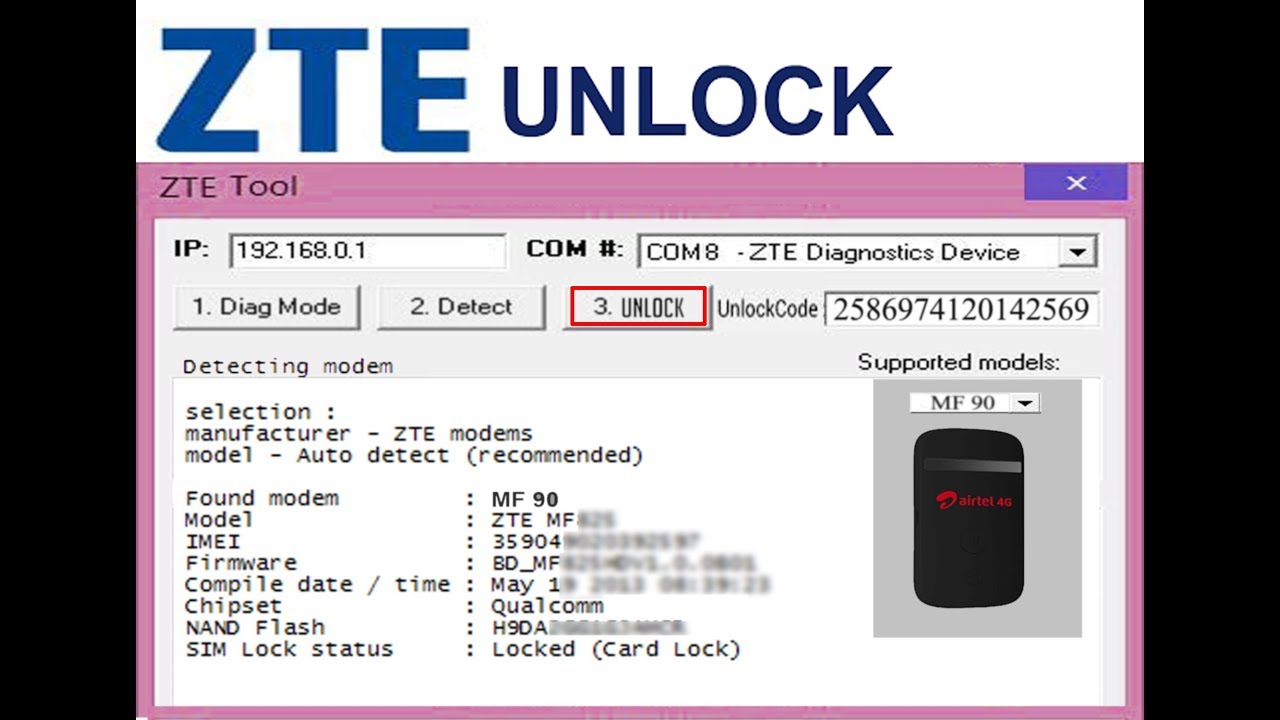 Zte Mf65m 16 Digit Unlock Code Calculator Free